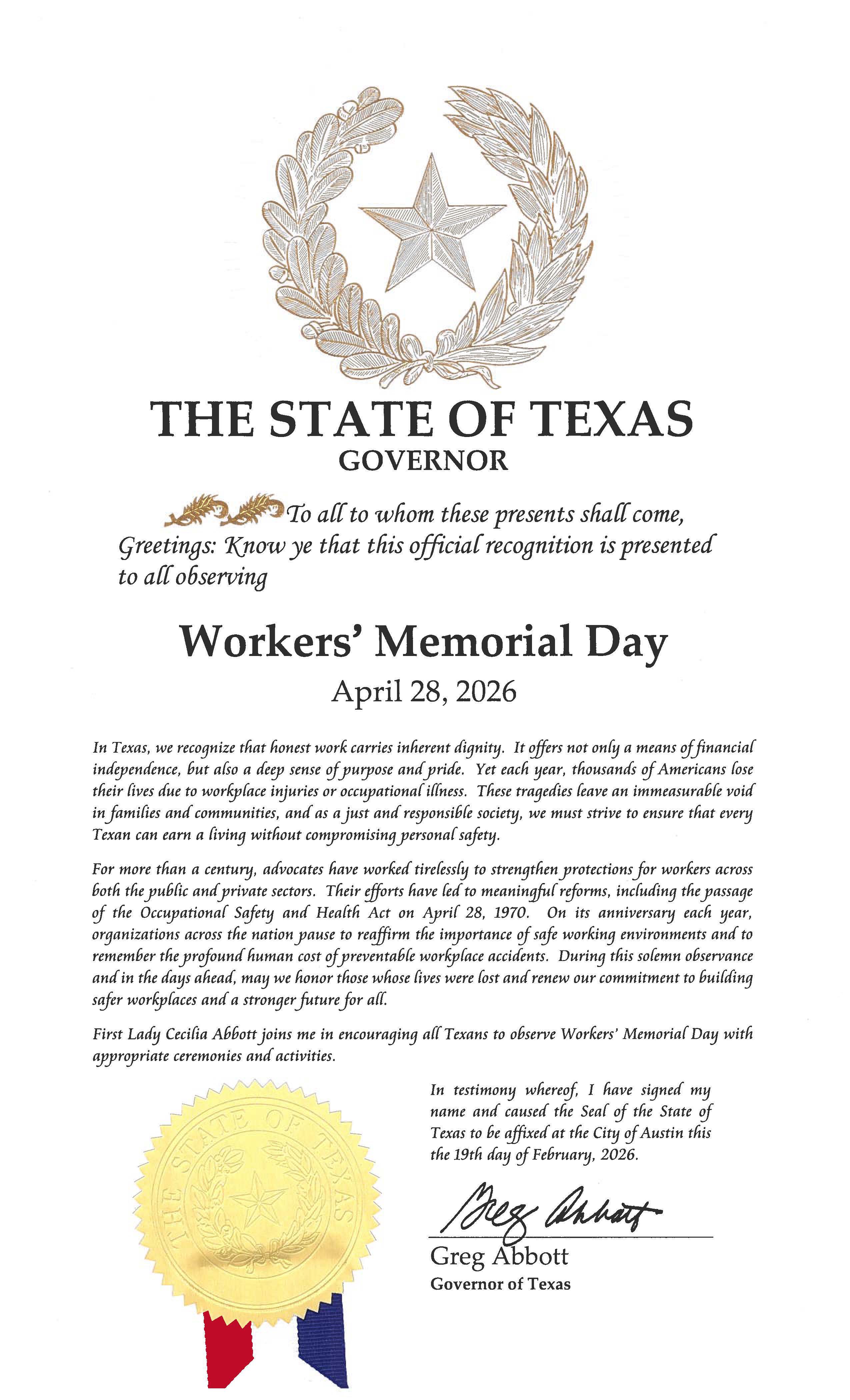 Proclamation