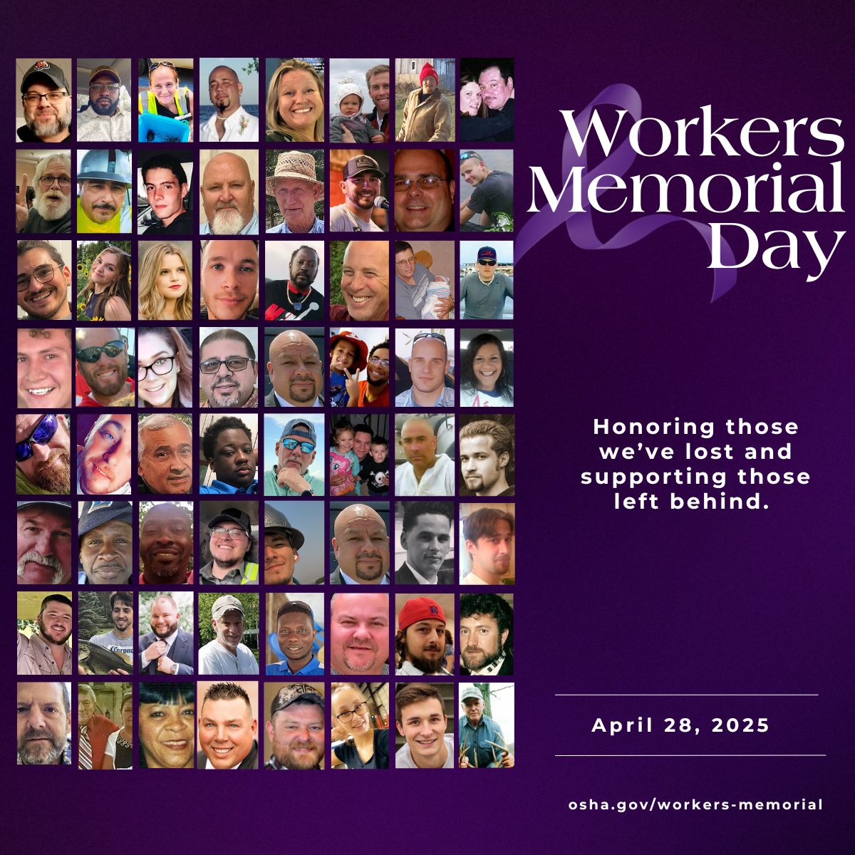 Workers Memorial Day : LinkedIn Post w/pics