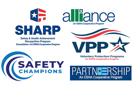OSHA Cooperative Program logos