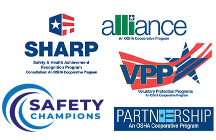 OSHA Cooperative Program logos