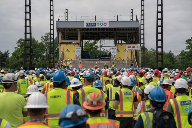 Workers at District Wharf, Washington DC