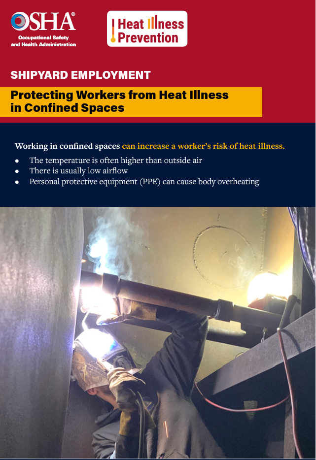 Shipyard Employment - protecting workers from heat illness in confined spaces