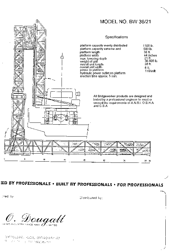 Figure 2. Model No. BW 36/21