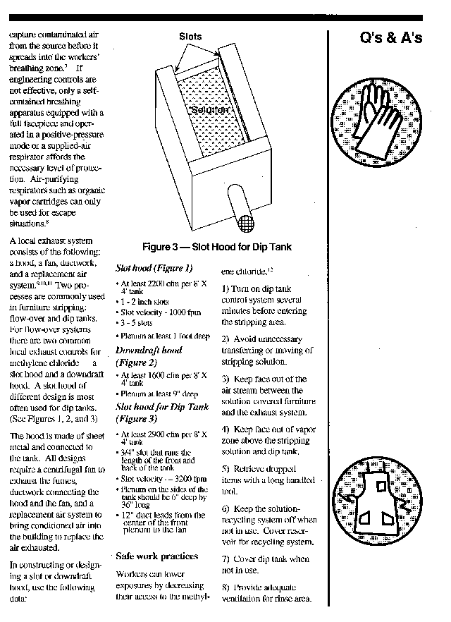 CDC: Questions and Answers - Methylene Chloride Control in Furniture Stripping - Booklet Page 5