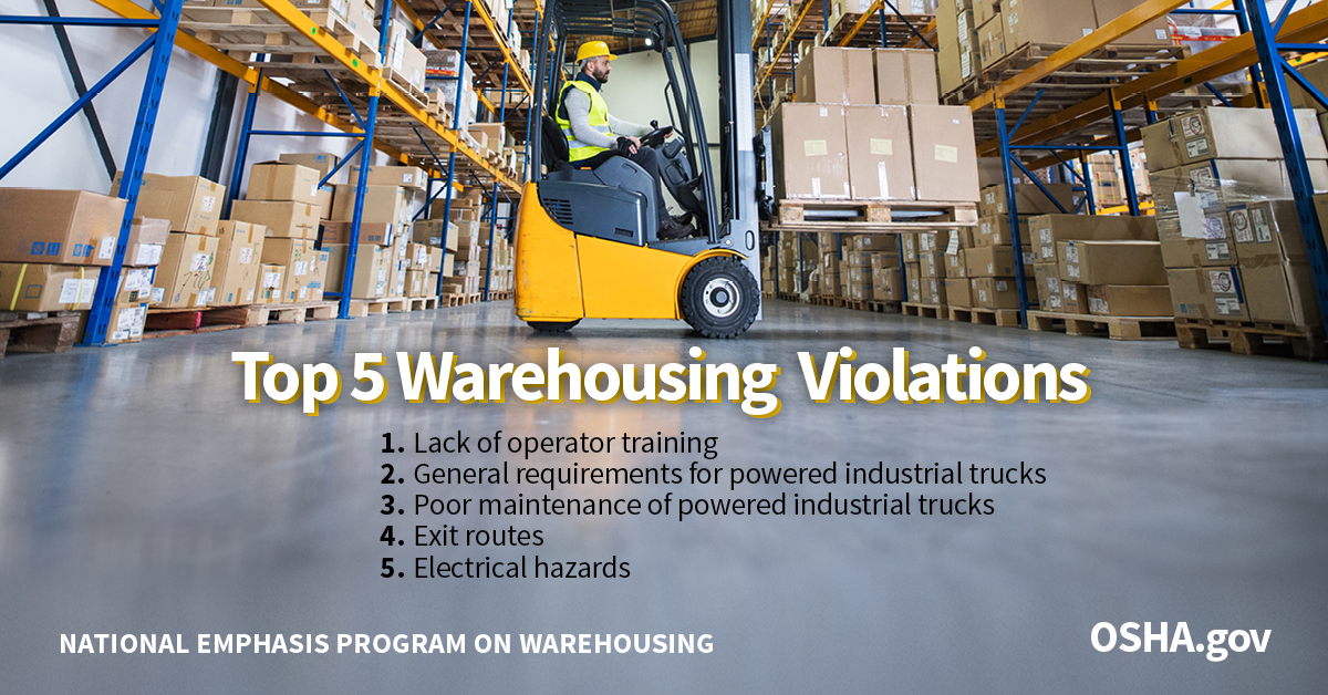 Top 5 Warehousing Violations