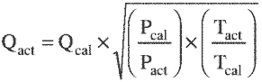 Sampling Pump Flow Rate Formula