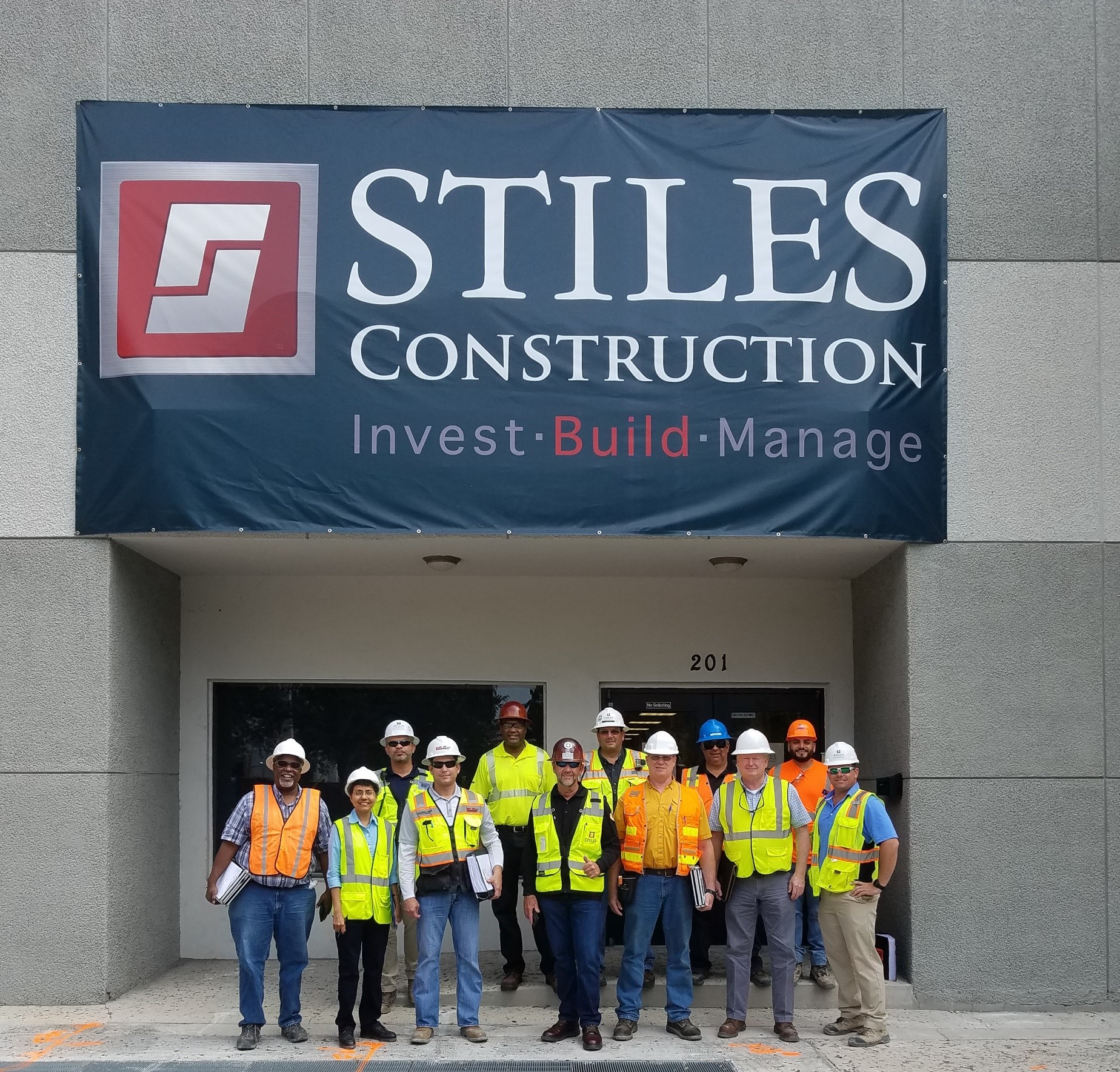 USF SafetyFlorida Management Staff and Stiles Construction Team