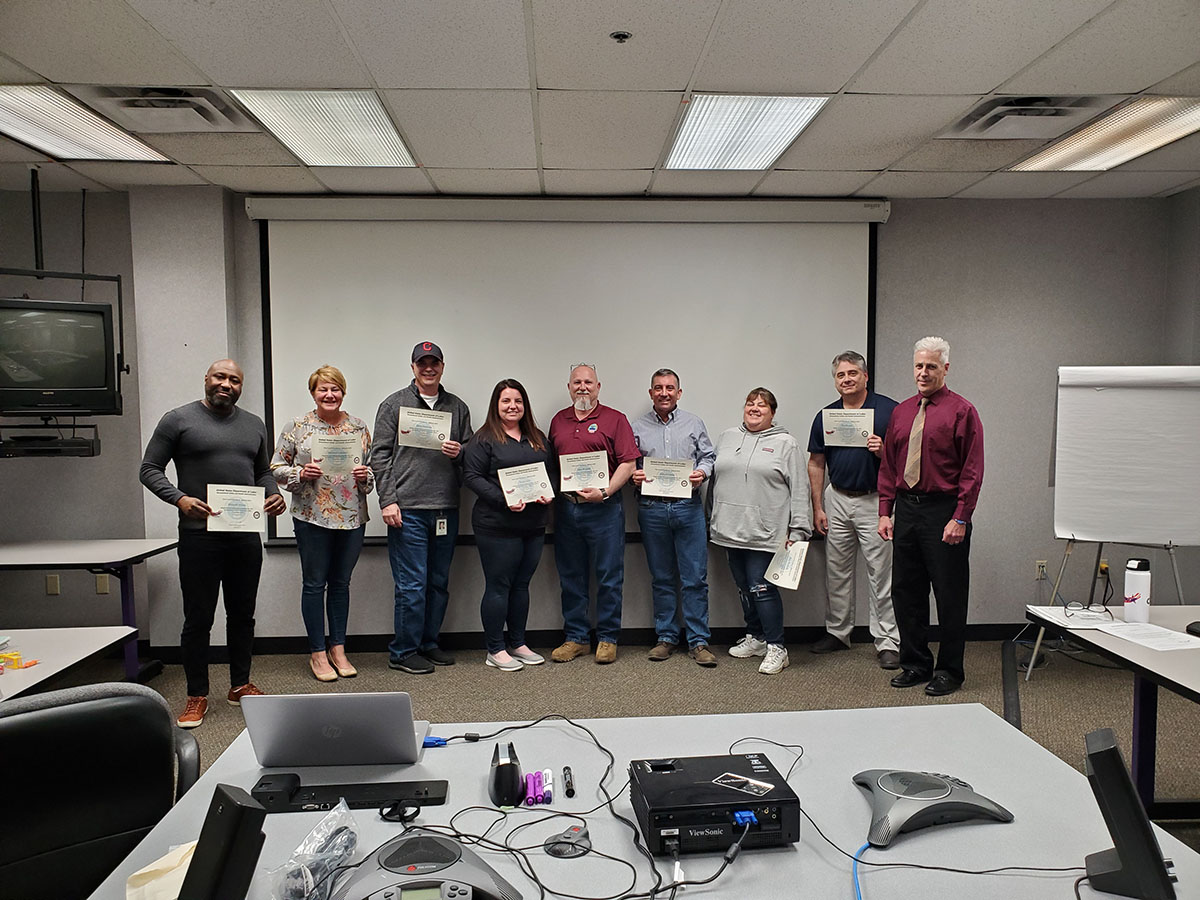 SGE training course conducted April, 2019 hosted by Avery Dennison, in Painesville, OH.