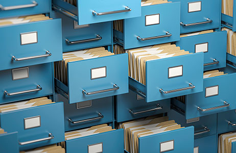 open file cabinets