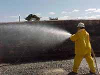 Figure 20: Testing inch and a half fire hose.