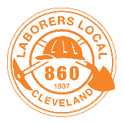 Laborers' International Union of North America, Local 860 logo