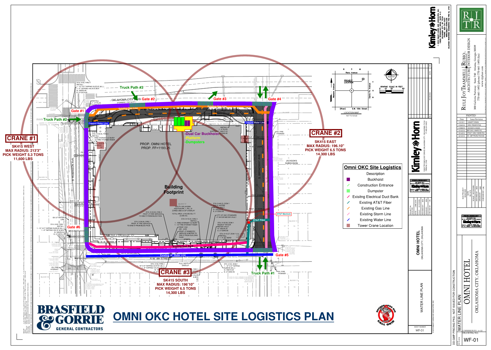 OMNI OKC HOTEL SITE LOGISTICS PLAN