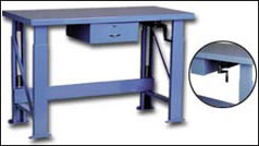 Figure 8 Adjustable-height table.