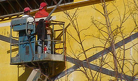 Photo courtesy of OSHA.  This picture shows actual disaster site work conditions and may not illustrate proper safety and health procedures.