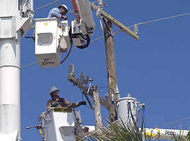 Photo courtesy of FEMA.  This picture shows actual disaster site work conditions and may not illustrate proper safety and health procedures.