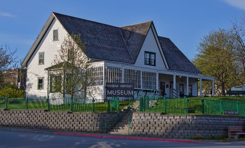 Alaska’s oldest building, the Russian American Magazine, houses the Kodiak History Museum