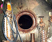 Figure 3: Valves near dead boiler closed and tagged during work