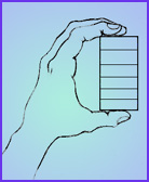 "C" hand posture.