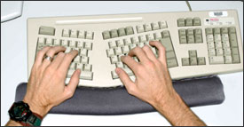 Figure 7. Split keyboard design