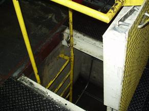 Example of a confined space – vault.