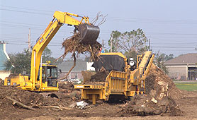 Photo courtesy of FEMA.  This picture shows actual disaster site work conditions and may not illustrate proper safety and health procedures.