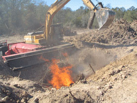 Photo courtesy of the U.S. Army Corp of Engineers. This picture shows actual disaster site work conditions and may not illustrate proper safety and health procedures.