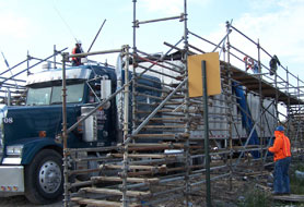 Photo courtesy of OSHA. This picture shows actual disaster site work conditions and may not illustrate proper safety and health procedures.