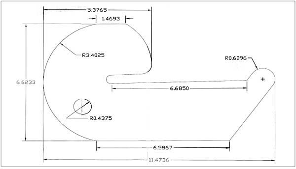 Illustration 5 - "Pork Chop" (Cable Attachment Hanger). For problems with accessibility in using figures and illustrations, please contact the OSHA Directorate of Technical Support and Emergency Management at (202) 693-2300 for assistance.