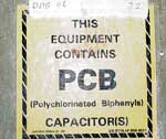 Figure 4: PCBs identified in electrical capacitors