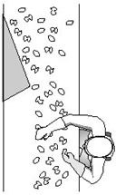 Use diverters to direct material toward the worker to eliminate a long/awkward reach  Source: Prevention of Musculoskeletal Injuries in Poultry Processing. OSHA Publication 3213*-12R, (2004, Revised 2013)