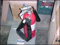 Figure 8. Fire extinguisher with carrying strap