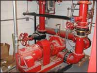 Figure 1. Land-side fire pump used for fire extinguishing system.