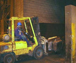 Fig.1. Material handling and transport with front end loader