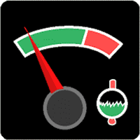 Figure 5. Engine temperature gauge in the normal zone.