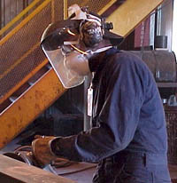 Figure 2: Grinder with ear muffs