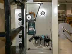 Close-up image of moving machine parts.