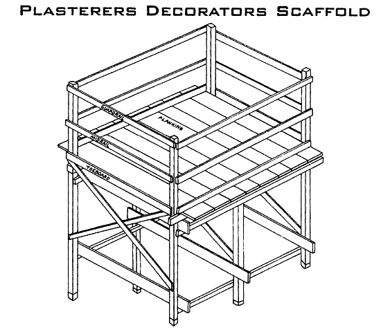 Plasters Decorators Scaffold