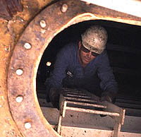 Figure 3: Hard hat will prevent striking head on overhead objects