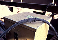 Figure 3: Damaged electrical cable