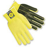 Kevlar gloves protect against blade cuts