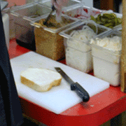 Cutting Board with Knife