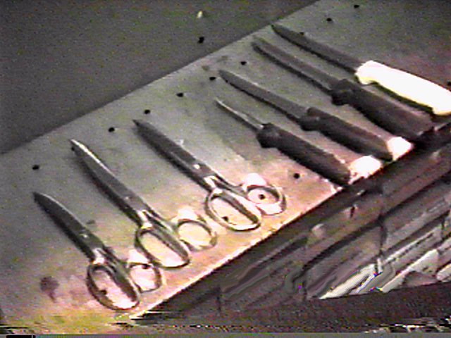 Image of knives and scissors