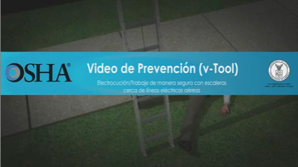 Electrocución/Trabaje de manera segura con escaleras cerca de líneas eléctricas aéreas
