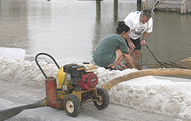 Photo courtesy of FEMA.  This picture shows actual disaster site work conditions and may not illustrate proper safety and health procedures.