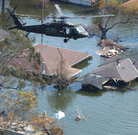 Photo courtesy of FEMA.  This picture shows disaster actual site work conditions and may not illustrate proper safety and health procedures.