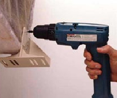 Figure 3. Using a pistol grip tool.