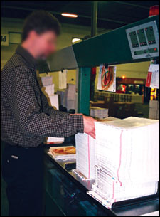 Figure 38. Signatures are stacked at a comfortable level.