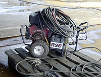 Figure 10: Portable equipment with gasoline engines pose a carbon monoxide hazard if used in an enclosed or confined space