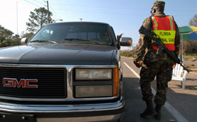 Photo courtesy of FEMA.  This picture shows actual disaster site work conditions and may not illustrate proper safety and health procedures.