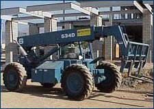 Reach forklift